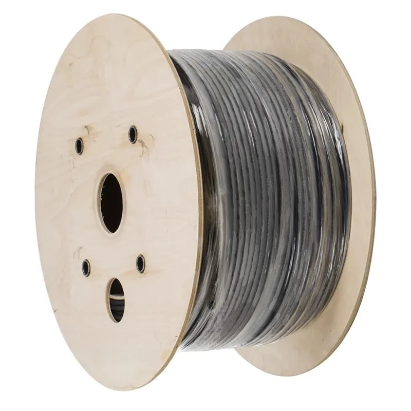 Belden 74004PU Cat7 Shielded Screened Ethernet Cable, 305 m Length, Black Polyurethane Jacket Cat7