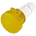 Scame Cable Mount Industrial Power Connector 63A 110V IP66, IP67, 2P+PE Thermoplastic Optima Series 318.6340
