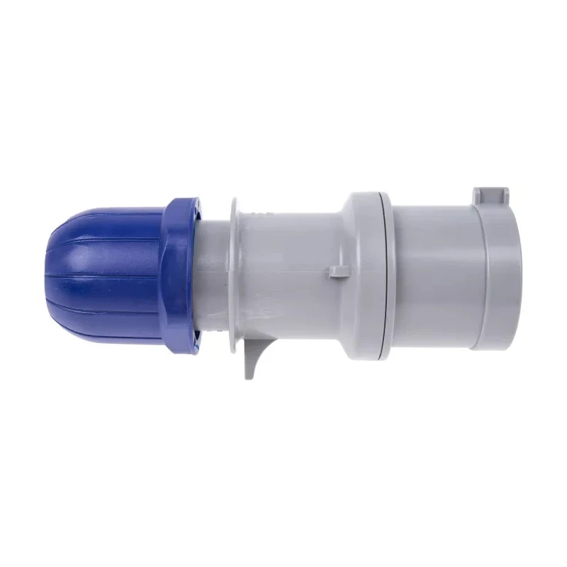 Scame Blue IP44 Cable Mount 2P+E Straight Industrial Power Connector 32A 230V IP44 
