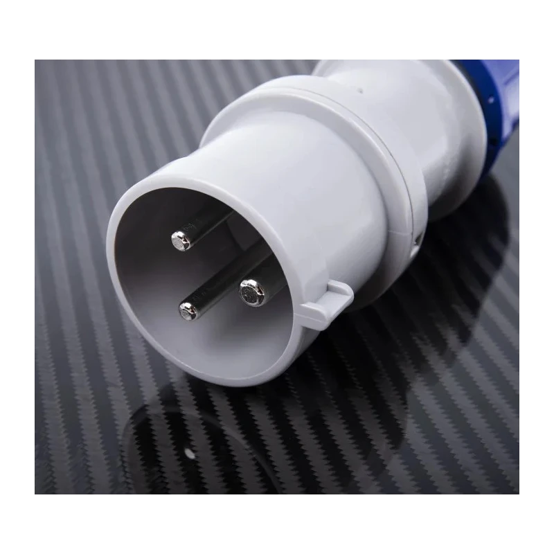 Scame Blue IP44 Cable Mount 2P+E Straight Industrial Power Connector 32A 230V IP44 