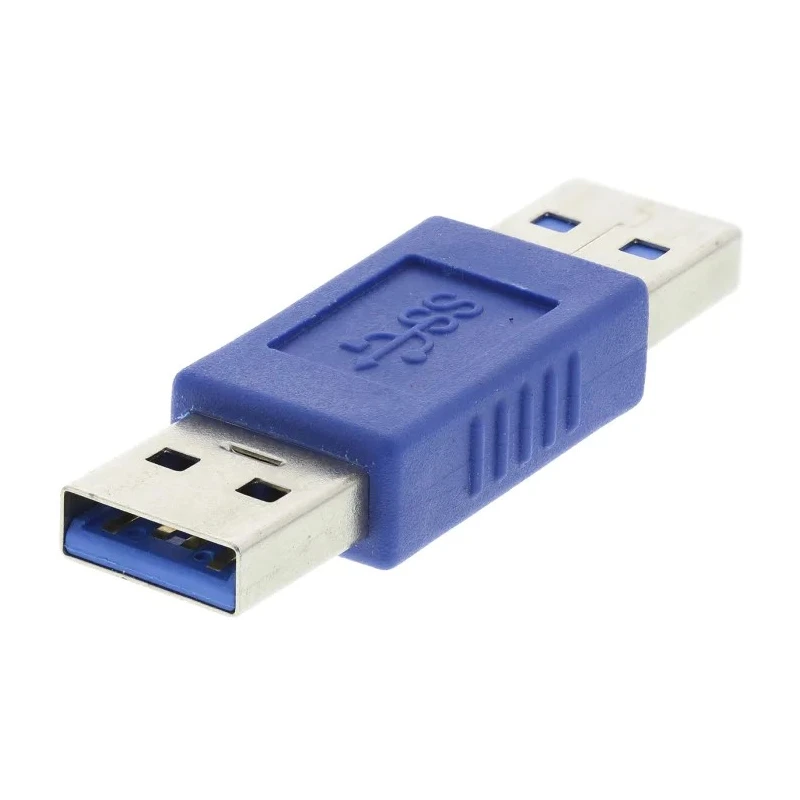 RS PRO USB Type A to Male to USB Type A Male Adapter with USB 3.0 SuperSpeed Technology 724-4140