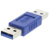 RS PRO USB Type A to Male to USB Type A Male Adapter with USB 3.0 SuperSpeed Technology 724-4140