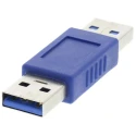 RS PRO USB Type A to Male to USB Type A Male Adapter with USB 3.0 SuperSpeed Technology 724-4140