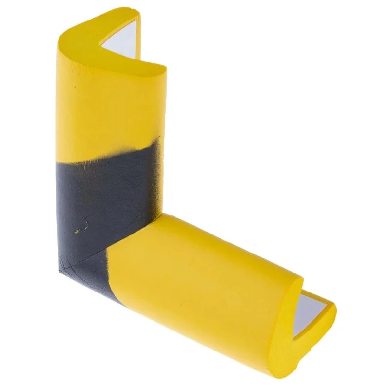 RS PRO Yellow Black Impact Protector Nitrile Rubber 70mm Length x 30mm Width x 30mm Height 724-9794