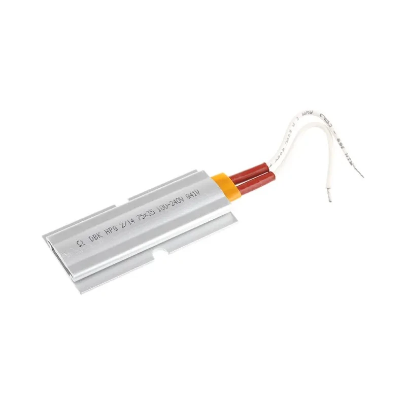 DBK Enclosures Heating Element Enclosure Heating Element Self Regulating PTC Heater 100 mm Length 75 HPG-2/14-75X35-100-240