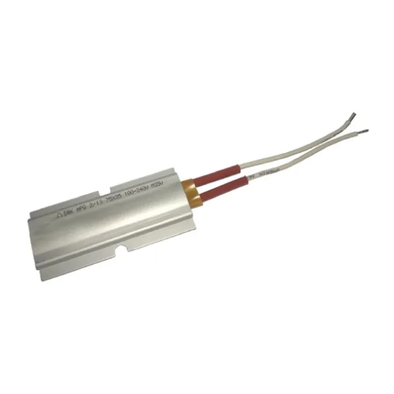DBK Enclosures Heating Element Enclosure Heating Element Self Regulating PTC Heater 100 mm Length 75 HPG-2/17-75X35-100-240