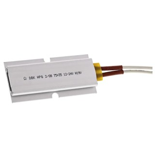 DBK Enclosures Heating Element Enclosure Heating Element Self Regulating PTC Heater 12, 30 V ac/dc 18 W HPG-2/08-75X35-12-30