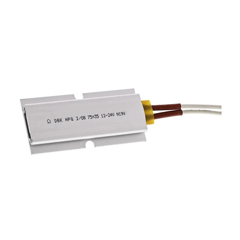 DBK Enclosures Heating Element Enclosure Heating Element Self Regulating PTC Heater 12, 30 V ac/dc 18 W HPG-2/08-75X35-12-30