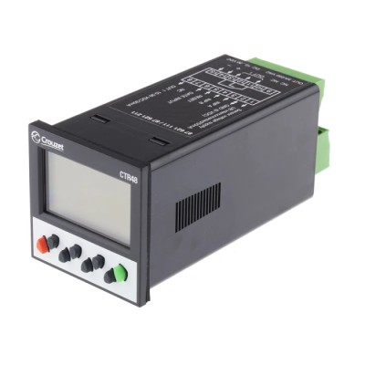 Crouzet Single/Dual Preset Multifunction LCD Counter 6 Digit 9mm CTR48 Germany