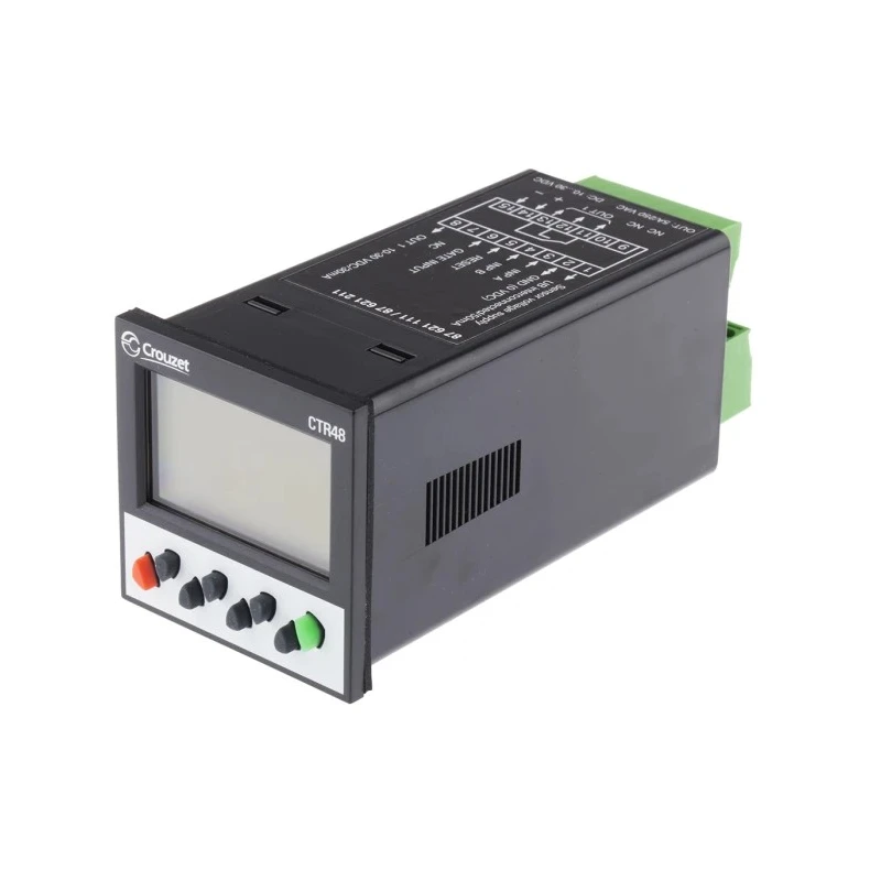 Crouzet Single/Dual Preset Multifunction LCD Counter 6 Digit 9mm CTR48 Germany
