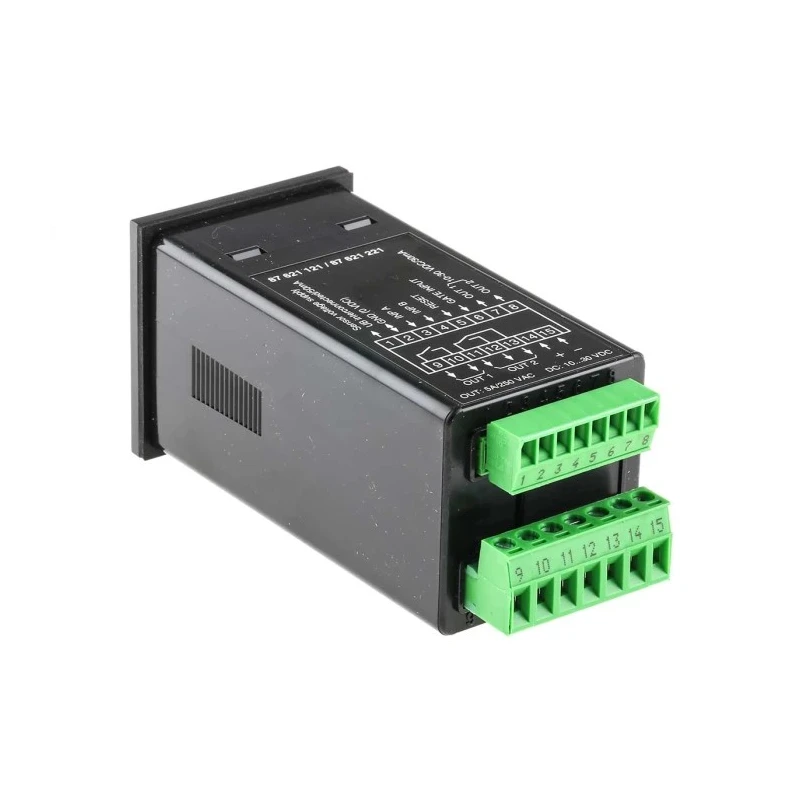 Crouzet Panel Mounted Digital 6 Digit Counter with 9mm Digit Height 30VDC Input Relay Output CTR48