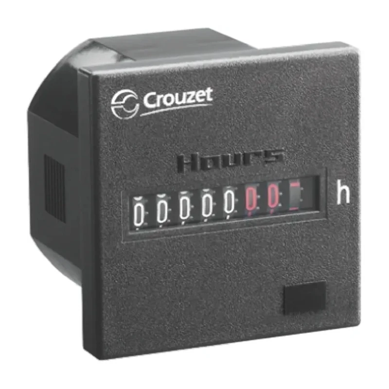 Crouzet 7 Digit Mechanical Hour Meter Panel Mount 30V dc CHM48