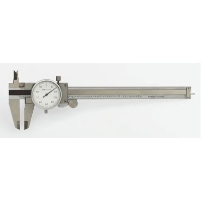 RS PRO Metric Dial Caliper 200 mm 0.02 mm Resolution Analogue, Accuracy ±0.03 mm 725-5715