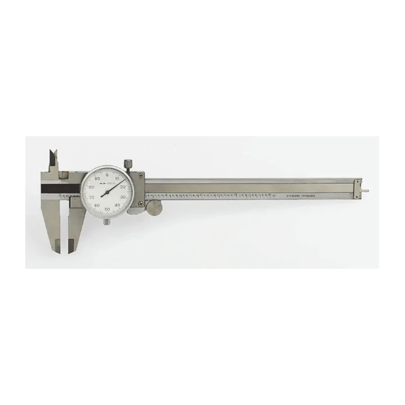 RS PRO Metric Dial Caliper 200 mm 0.02 mm Resolution Analogue, Accuracy ±0.03 mm 725-5715