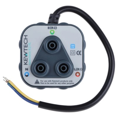 Kewtech Corporation Electrical Test & Measurement Adapter For Use With 4 mm Connector R2Check FL