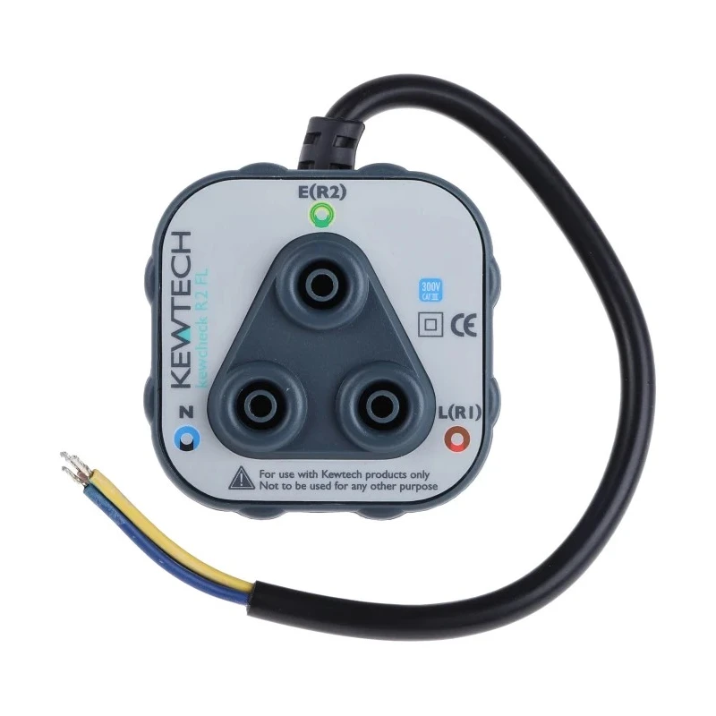 Kewtech Corporation Electrical Test & Measurement Adapter For Use With 4 mm Connector R2Check FL