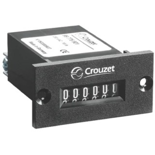 Crouzet 6 Digit Mechanical Panel Mount Counter 24V DC CIM24