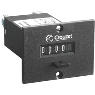Crouzet 5 Digit Mechanical Counter Panel Mount 24V DC 4mm Digit Height CIM36