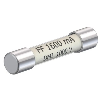 Staubli Cartridge Fuse 1.6A FF, 6.3 x 32 mm, 1kV AC, Microfuse, 10mm Diameter, 38mm Length 69.0013