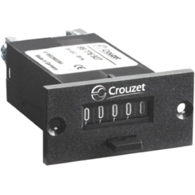 Crouzet 5 Digit Mechanical Panel Mount Counter 230V AC CIM24