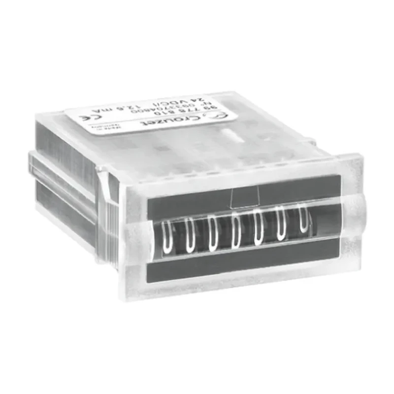 Crouzet 7 Digit Mechanical Panel Mount Counter 24V AC CIM15