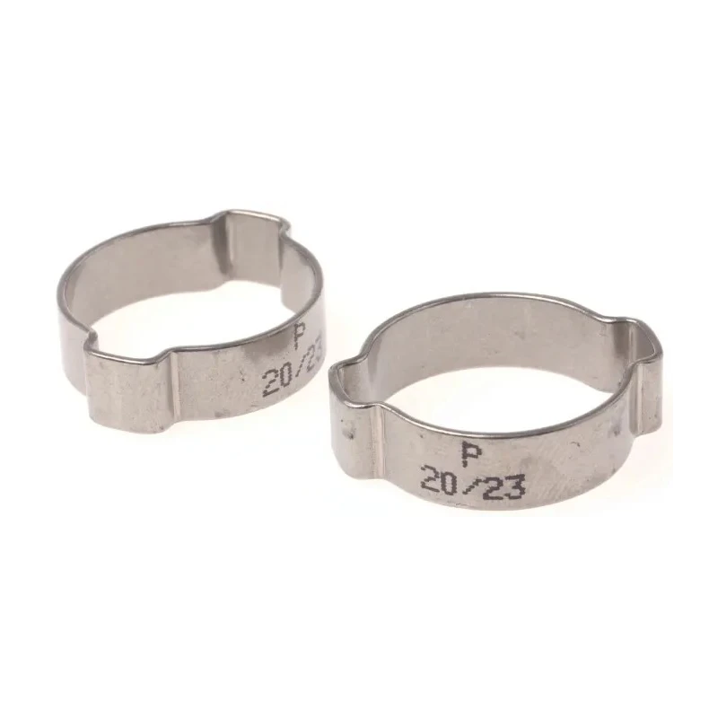 RS PRO Stainless Steel Hex Head O Clip Hose & Jubilee Clip 8mm Width 20-23mm ID 726-3611