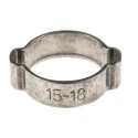 RS PRO Stainless Steel Hex Head O Clip 7.5mm Width 15-18mm Inside Diameter 726-3605