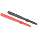 Fluke Test Probe, 2 mm Tip Width, 1 kV, 600 V, 10A Current, Stainless Steel Tip, 2 mm Socket TP2-1
