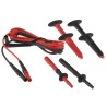 Fluke Industrial Test Lead Kit 10A, Straight to Right Angle Connectors, 1.6m Lead Length, CAT III CAT IV TL220-1
