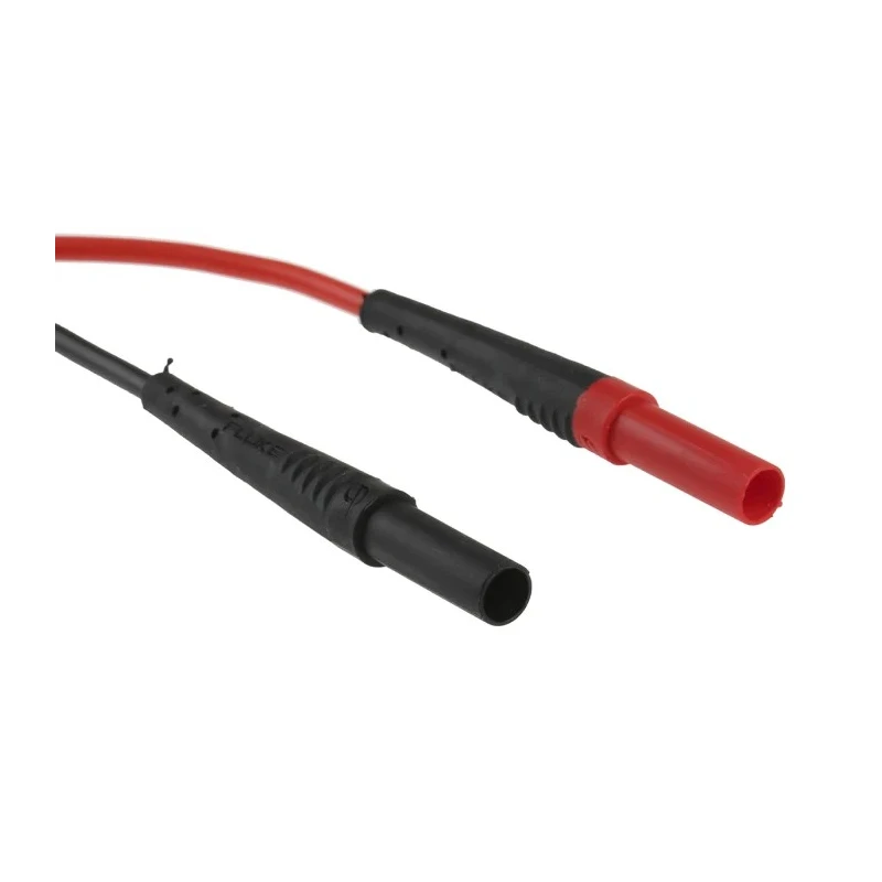 Fluke Industrial Test Lead Kit 10A, Straight to Right Angle Connectors, 1.6m Lead Length, CAT III CAT IV TL220-1