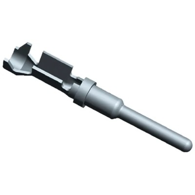 TE Connectivity AMPSEAL 16 Series Male Crimp Terminal 20 AWG Min, 18 AWG Max, Copper Alloy, Nickel Plated 1924463-3