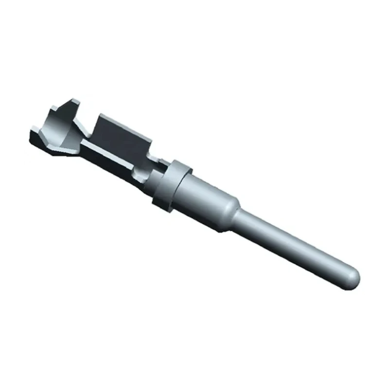 TE Connectivity AMPSEAL 16 Series Male Crimp Terminal 20 AWG Min, 18 AWG Max, Copper Alloy, Nickel Plated 1924463-3