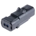 TE Connectivity AMPSEAL 16 Automotive Connector Male Red Clip 2 Way Crimp Termination 776428-1