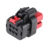 TE Connectivity AMPSEAL 16 Automotive Connector Female Red Cable 6 Way Crimp Termination 776531-1