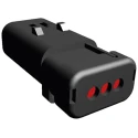 TE Connectivity AMPSEAL 16 Automotive Connector Male Red Clip 3 Way Crimp Termination 776535-1