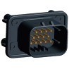 TE Connectivity Ampseal Automotive Connector Male Black Panel Mount 14 Way Solder Termination 1-776262-1