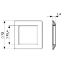 Crouzet Adapter for Use With Chronometer Batch Counter Preselection Totaliser Tachometer Multi-Totaliser 26546842