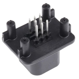 TE Connectivity Ampseal Automotive Connector Male Panel Mount 8 Way Solder Termination 1-776276-1