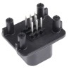 TE Connectivity Ampseal Automotive Connector Male Panel Mount 8 Way Solder Termination 1-776276-1
