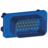 TE Connectivity Ampseal Automotive Connector Male Blue Panel Mount 23 Way Solder Termination 1-776228-5
