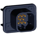 TE Connectivity Ampseal Automotive Connector Male Black 8 Way Solder Termination Panel Mount IP6K9K 1-776280-1