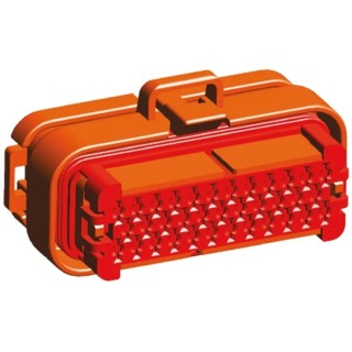TE Connectivity Ampseal Automotive Connector Male Orange Cable 35 Way Crimp Termination 776164-6