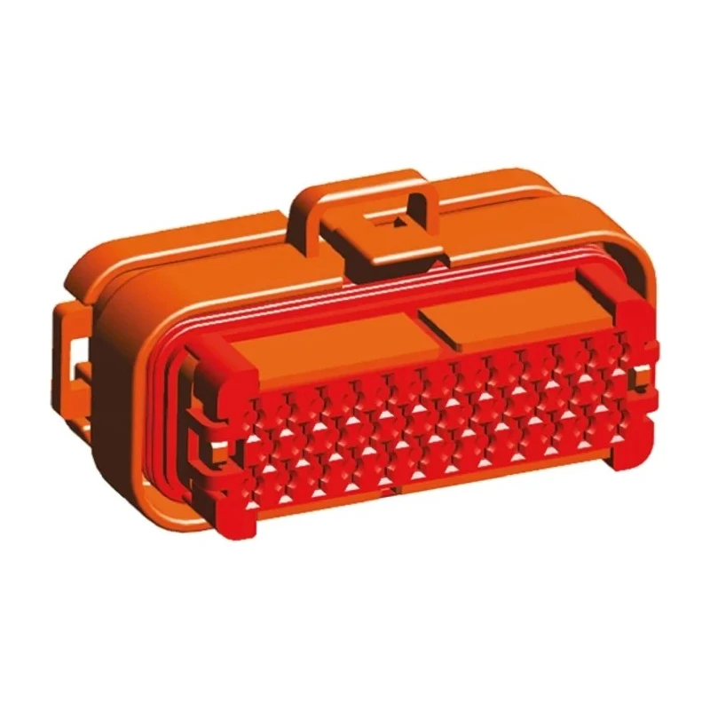 TE Connectivity Ampseal Automotive Connector Male Orange Cable 35 Way Crimp Termination 776164-6