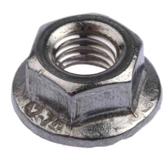 RS PRO Plain A2 Stainless Steel Flanged Hex Nut M5, 11.8mm Flange Diameter, 8mm Hex Size, 5mm Height, DIN 6923 725-9650