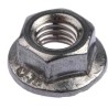 RS PRO Plain A2 Stainless Steel Flanged Hex Nut M5, 11.8mm Flange Diameter, 8mm Hex Size, 5mm Height, DIN 6923 725-9650