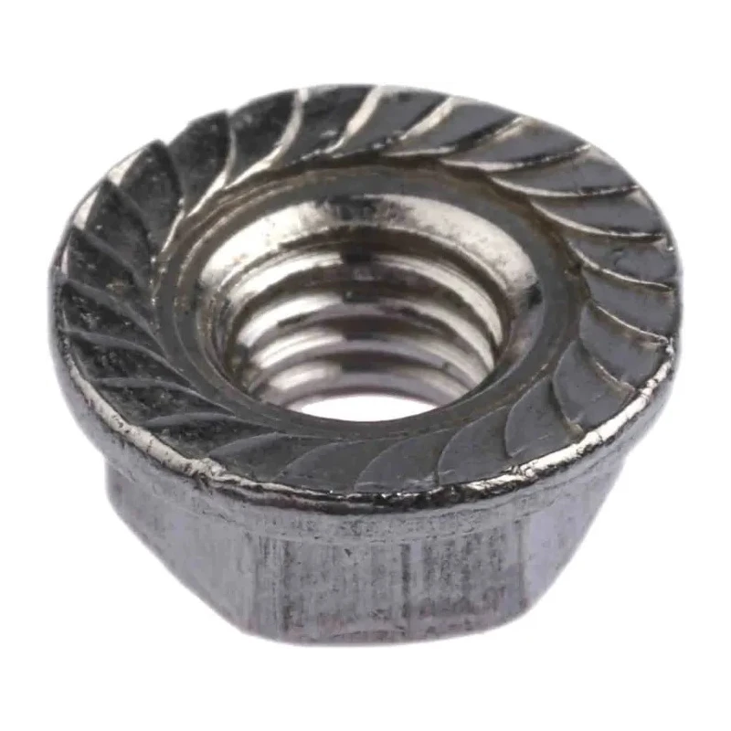 RS PRO Plain A2 Stainless Steel Flanged Hex Nut M5, 11.8mm Flange Diameter, 8mm Hex Size, 5mm Height, DIN 6923 725-9650