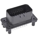 TE Connectivity Ampseal Automotive Connector Male Black Panel Mount 23 Way Solder Termination 776200-1