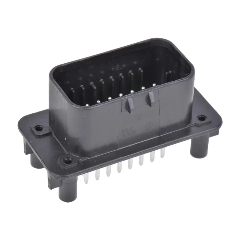 TE Connectivity Ampseal Automotive Connector Male Black Panel Mount 23 Way Solder Termination 776200-1