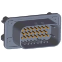 TE Connectivity Ampseal Automotive Connector Male 23 Contacts Grey Panel Mount Solder Termination 1-776228-4