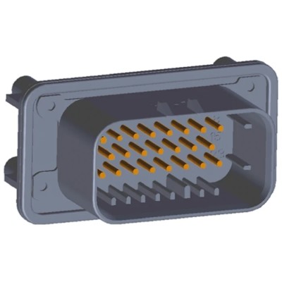 TE Connectivity Ampseal Automotive Connector Male 23 Contacts Grey Panel Mount Solder Termination 1-776228-4